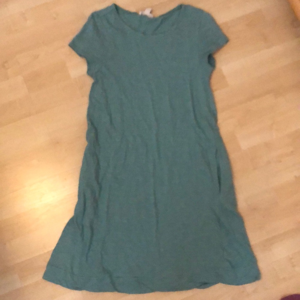 Green and White Striped Dress!